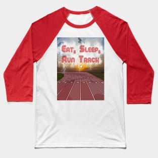 Fasbytes Running ‘Eat, Sleep, Run track’ Baseball T-Shirt